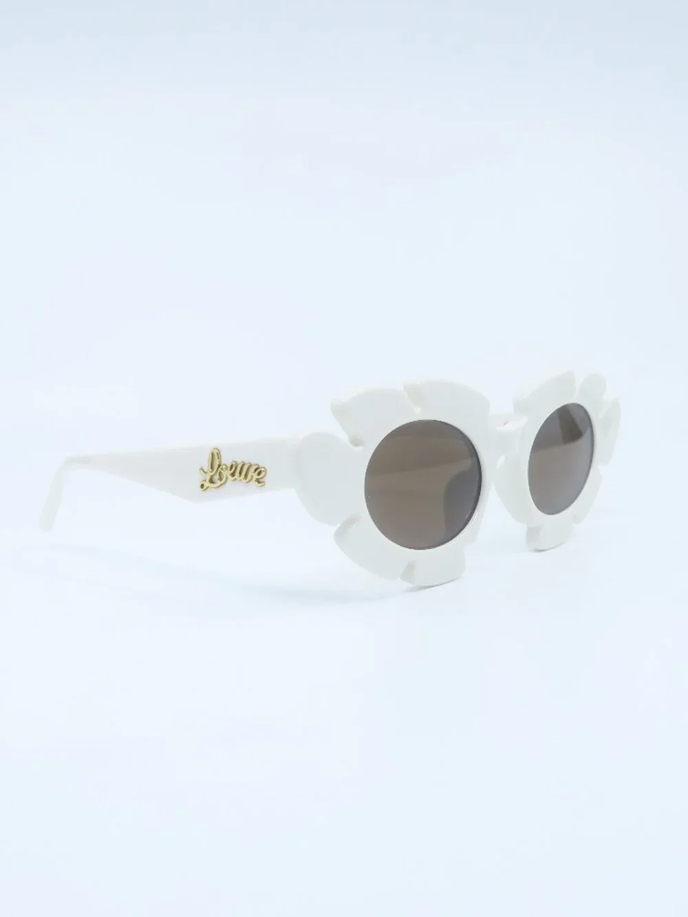 LOEWE LW40088U 21E Geometric Flower Ivory/Cat Eye New Women's Sunglasses Frames.